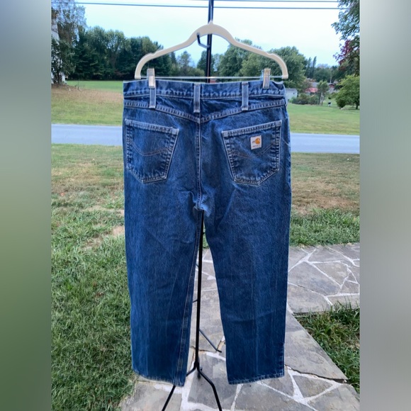 Vintage Carhartt FR Denim Jeans Carhartt Jeans Fire Resistant 36x32” - Picture 2 of 11